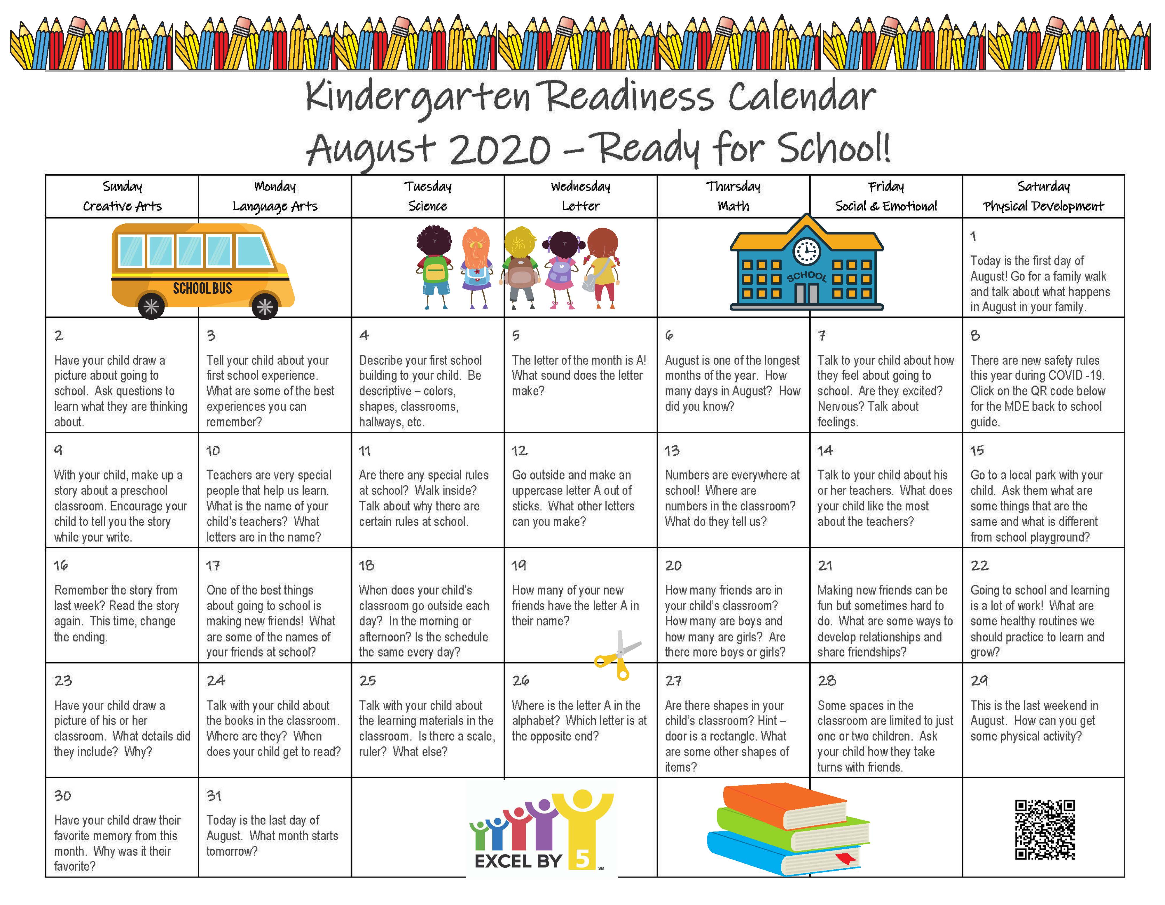 kindergarten reading list 2020